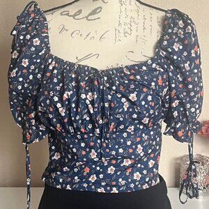Shein floral blouse no damage